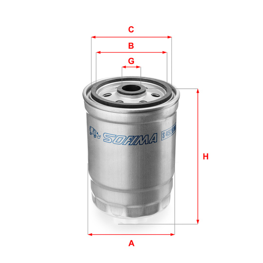 S 4526 NR - Fuel filter 