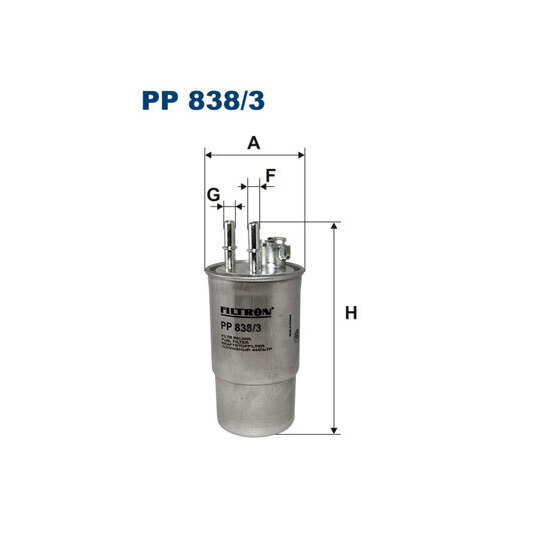 PP 838/3 - Fuel filter 
