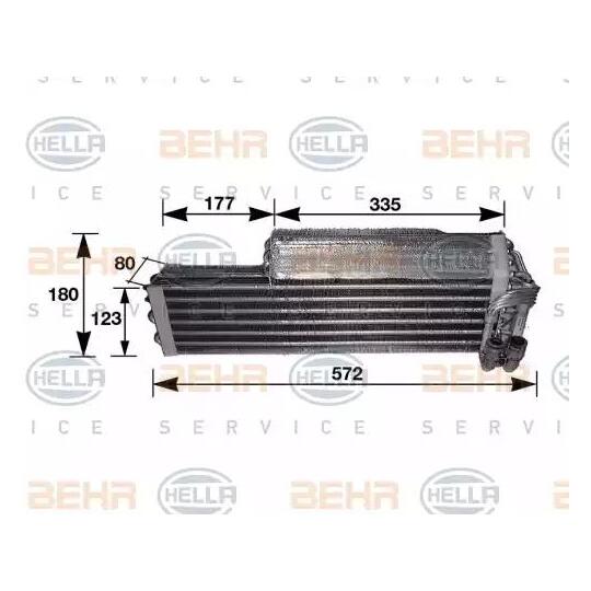 8FV 351 210-291 - Evaporator, air conditioning 