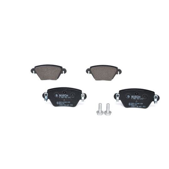 0 986 424 671 - Brake Pad Set, disc brake 