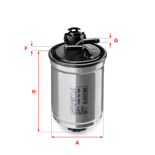 S 4415 NR - Fuel filter 