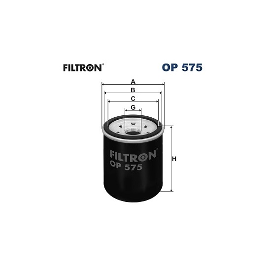 OP 575 - Oil filter 