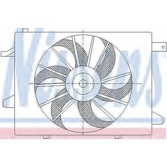 85552 - Fan, radiator 