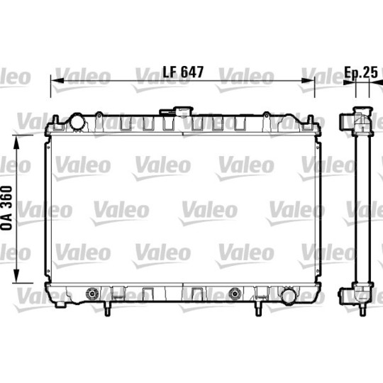 734149 - Radiator, engine cooling 