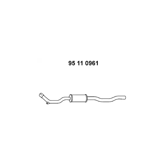 95 11 0961 - Front Silencer 