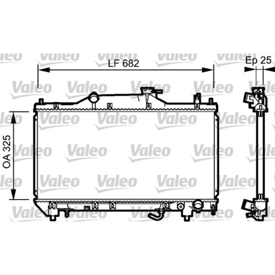 734491 - Radiator, engine cooling 