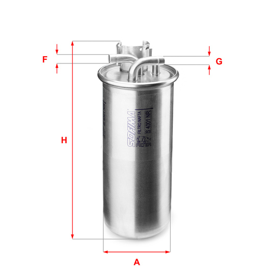 S 4001 NR - Fuel filter 