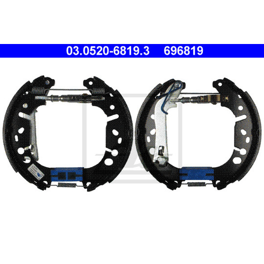 03.0520-6819.3 - Brake Shoe Set 