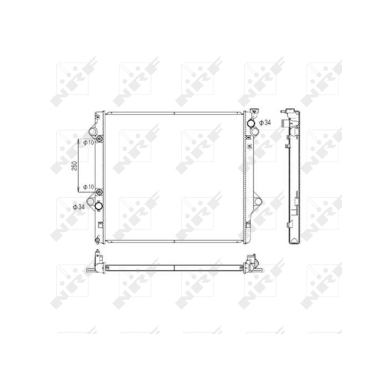 53568 - Radiator, engine cooling 