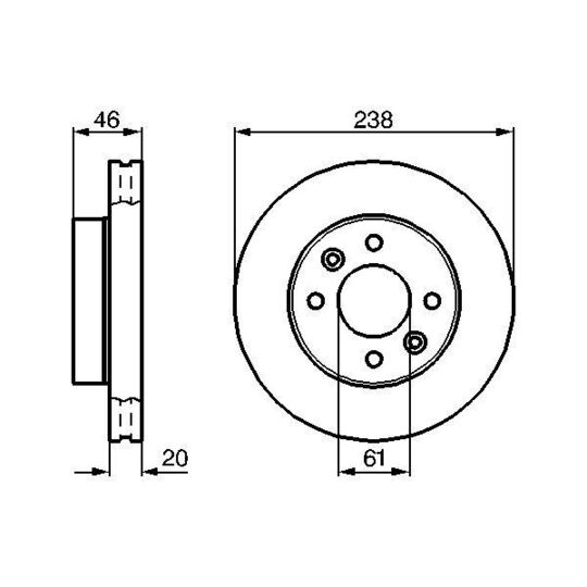 0 986 478 275 - Brake Disc 