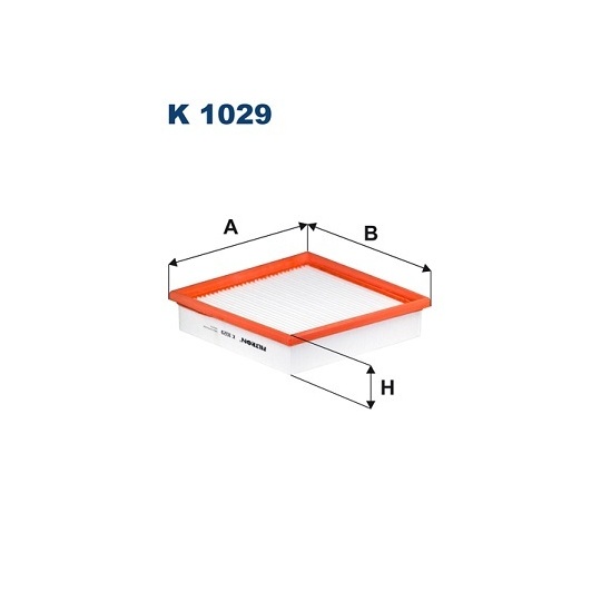 K 1029 - Filter, kupéventilation 