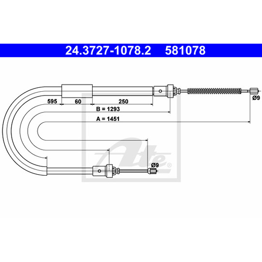 24.3727-1078.2 - Cable, parking brake 