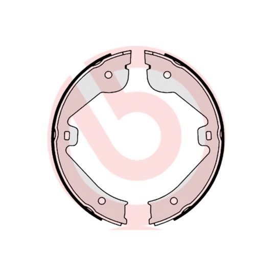 S 85 536 - Brake Shoe Set, parking brake 