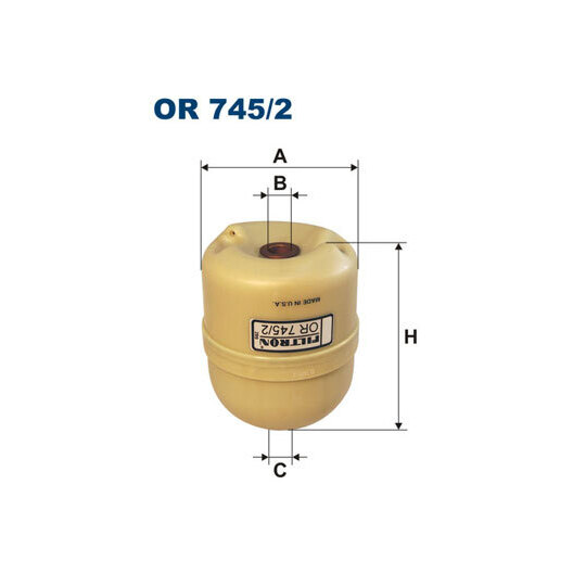 OR 745/2 - Oil filter 