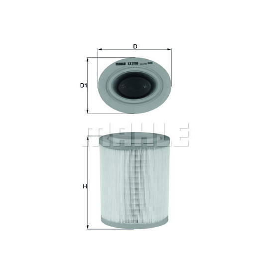 LX 2790 - Air filter 