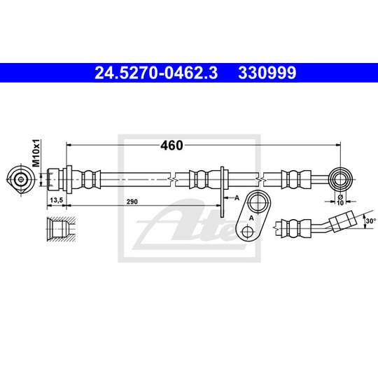 24.5270-0462.3 - Pidurivoolik 