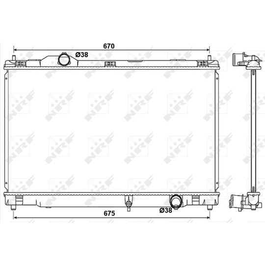 53039 - Radiator, engine cooling 