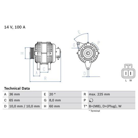 0 986 043 981 - Generator 