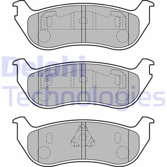 LP1859 - Brake Pad Set, disc brake 