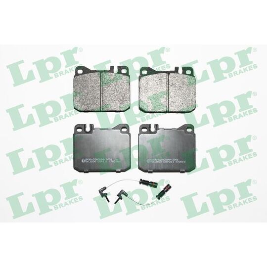 05P211A - Brake Pad Set, disc brake 