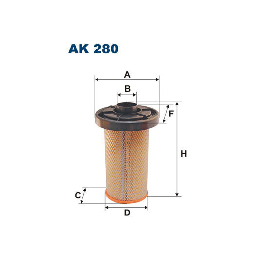 AK 280 - Air filter 