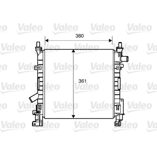 734392 - Radiator, engine cooling 