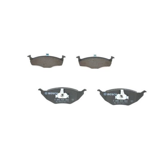 0 986 424 502 - Brake Pad Set, disc brake 