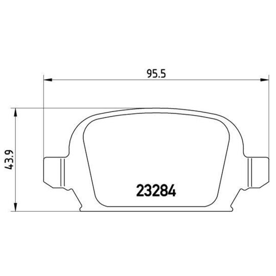 P 59 037 - Brake Pad Set, disc brake 