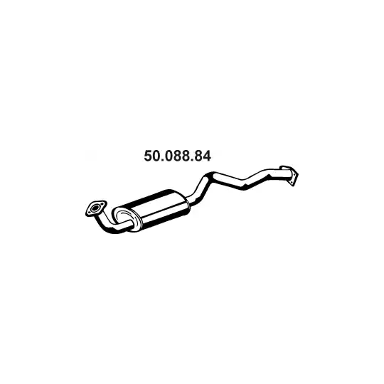 50.088.84 - Bakre ljuddämpare 