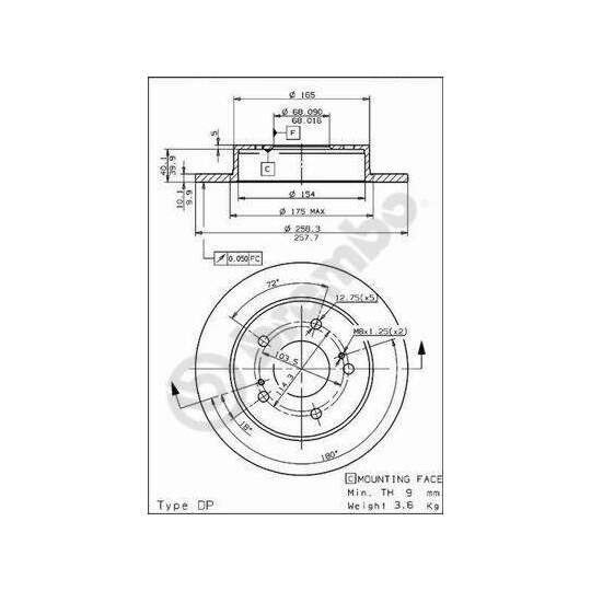 08.5443.20 - Brake Disc 