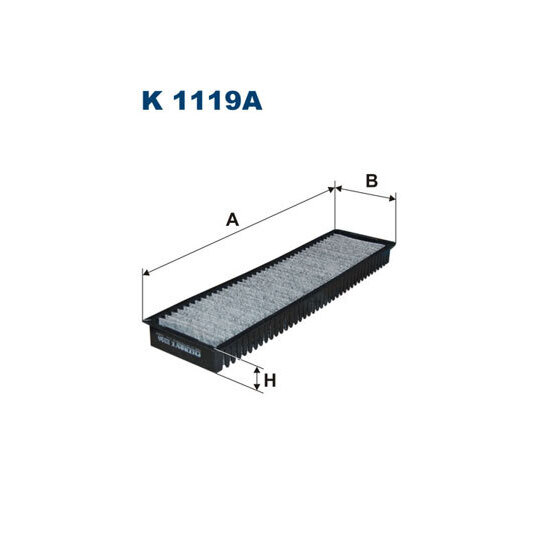 K 1119A - Filter, interior air 