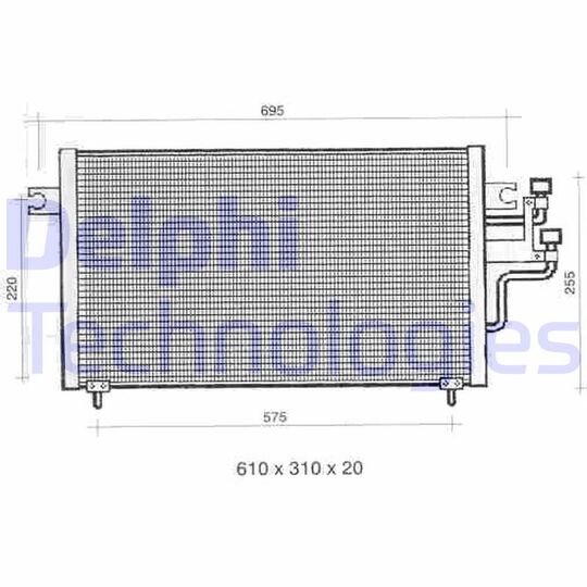 TSP0225334 - Condenser, air conditioning 