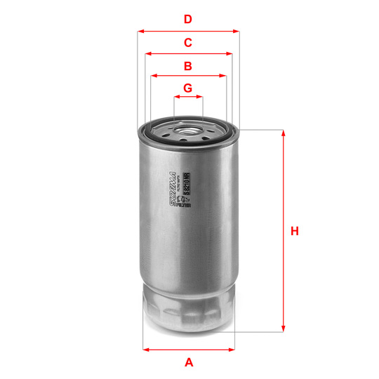 S 8210 NR - Fuel filter 