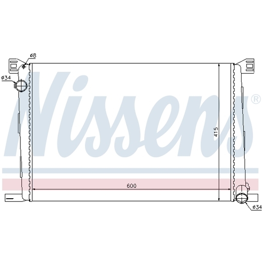 69706 - Radiator, engine cooling 