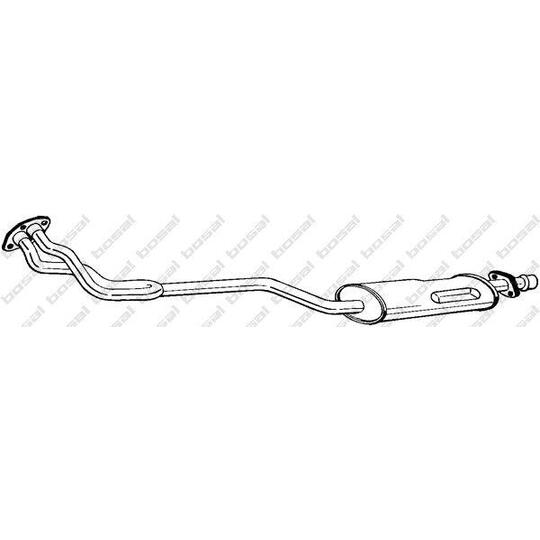 284-127 - Front Silencer 