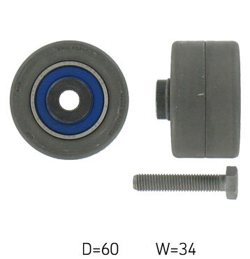 VKM 23218 - Deflection/Guide Pulley, timing belt 