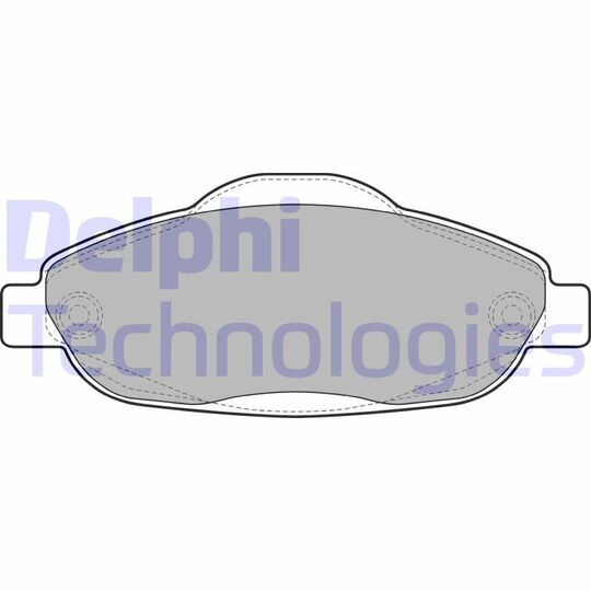 LP2070 - Brake Pad Set, disc brake 