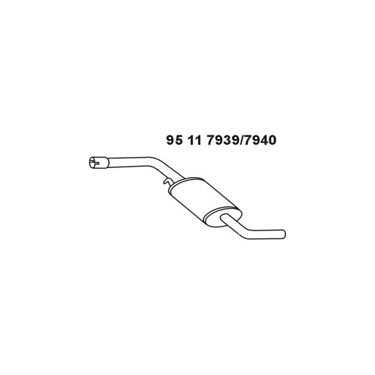 95 11 7940 - Middle Silencer 