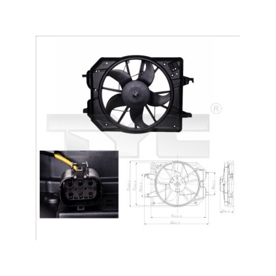 810-0020 - Fan, radiator 