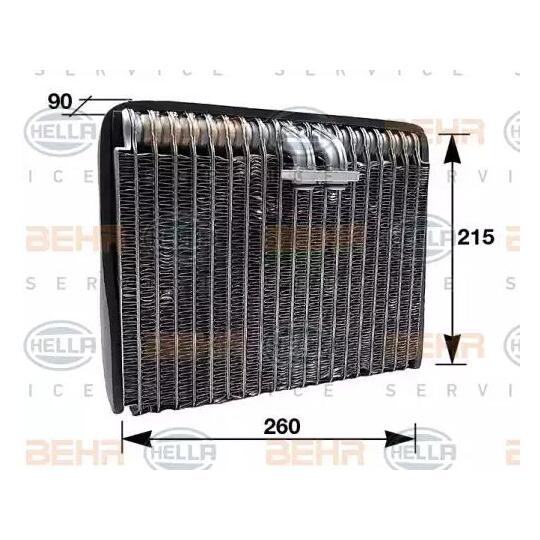8FV 351 210-591 - Evaporator, air conditioning 