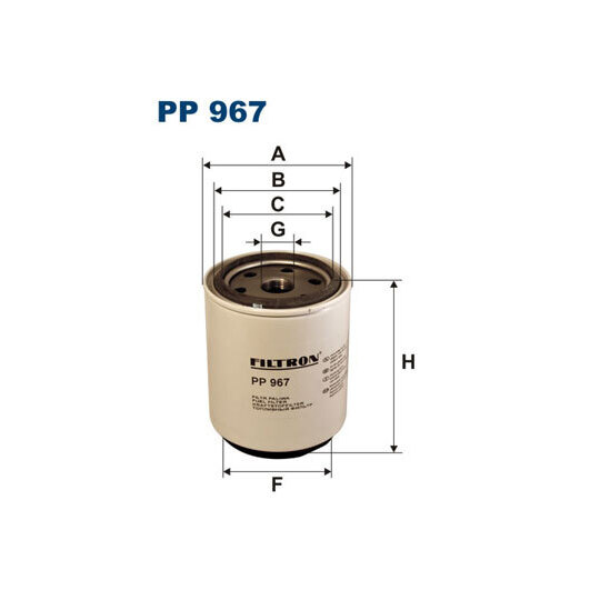 PP 967 - Bränslefilter 