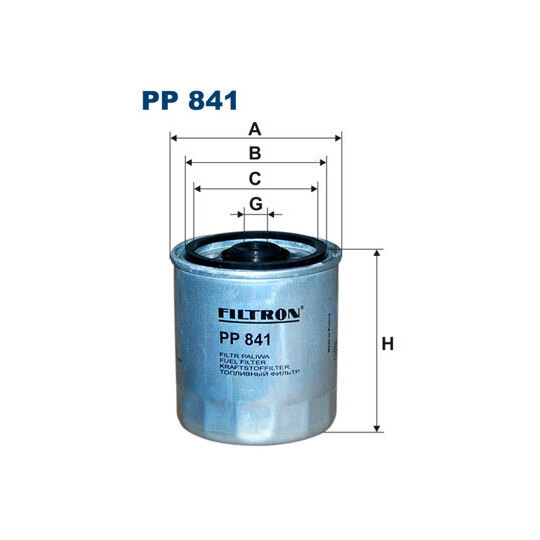PP 841 - Kütusefilter 