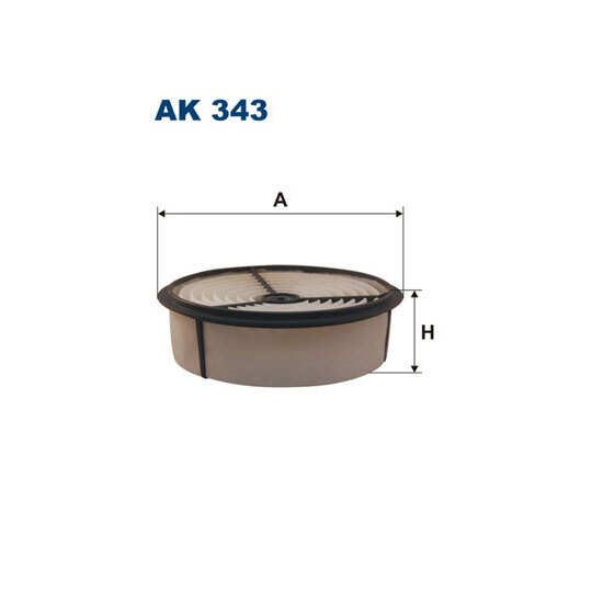 AK 343 - Air filter 