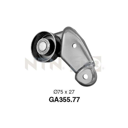 GA355.77 - Deflection/Guide Pulley, v-ribbed belt 