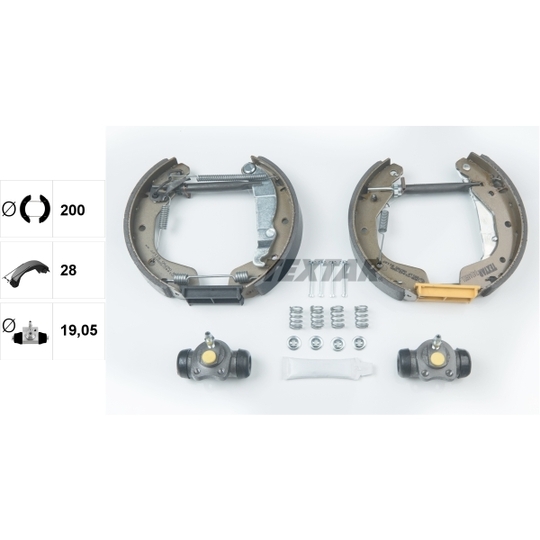 84044801 - Brake Shoe Set 