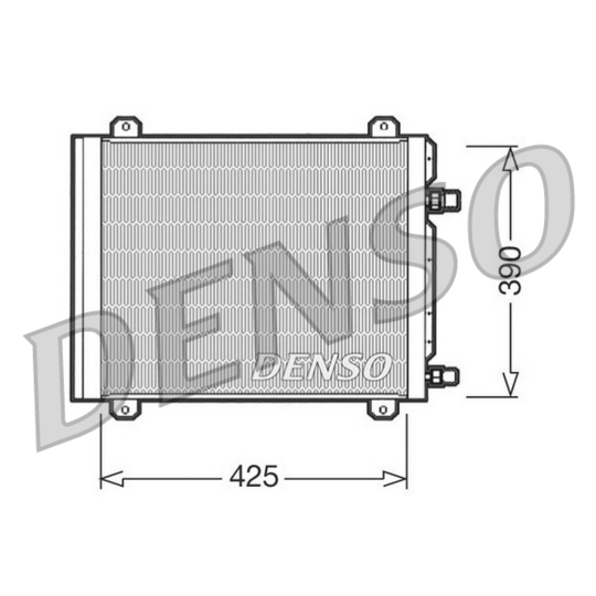DCN23004 - Condenser, air conditioning 