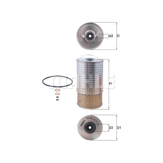 OX 38D - Oil filter 