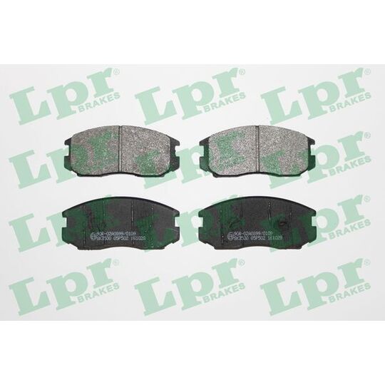 05P502 - Brake Pad Set, disc brake 