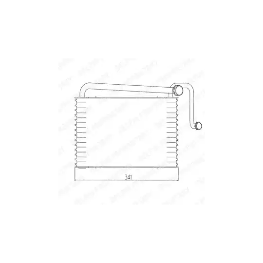 TSP0525014 - Evaporator, air conditioning 