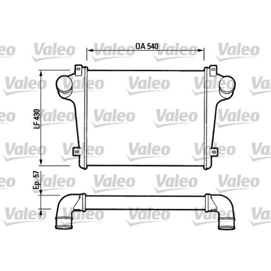 816736 - Intercooler, charger 